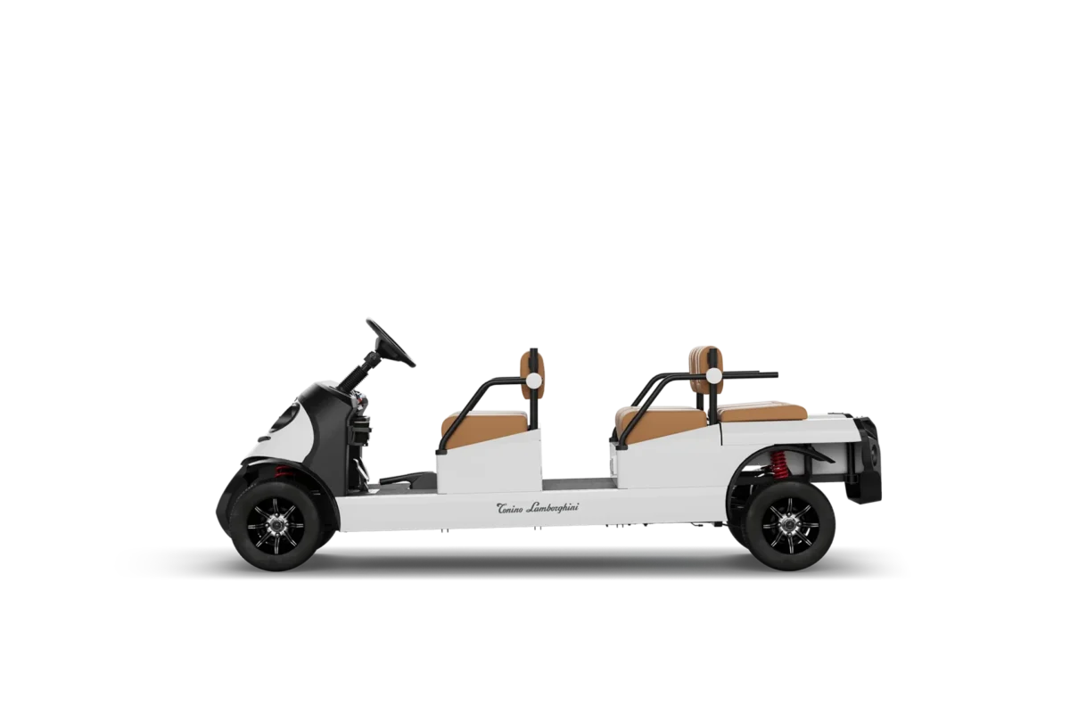 Model Genesis Cart Shuttle 4S+2 Open Tonino Lamborghini Golf Cart - Kinetic Green Tonino Lamborghini